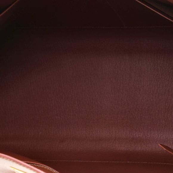 Hermes Kelly Handbag Fauve Box Calf with Gold Hardware 35 Brown - Picture 6 of 13